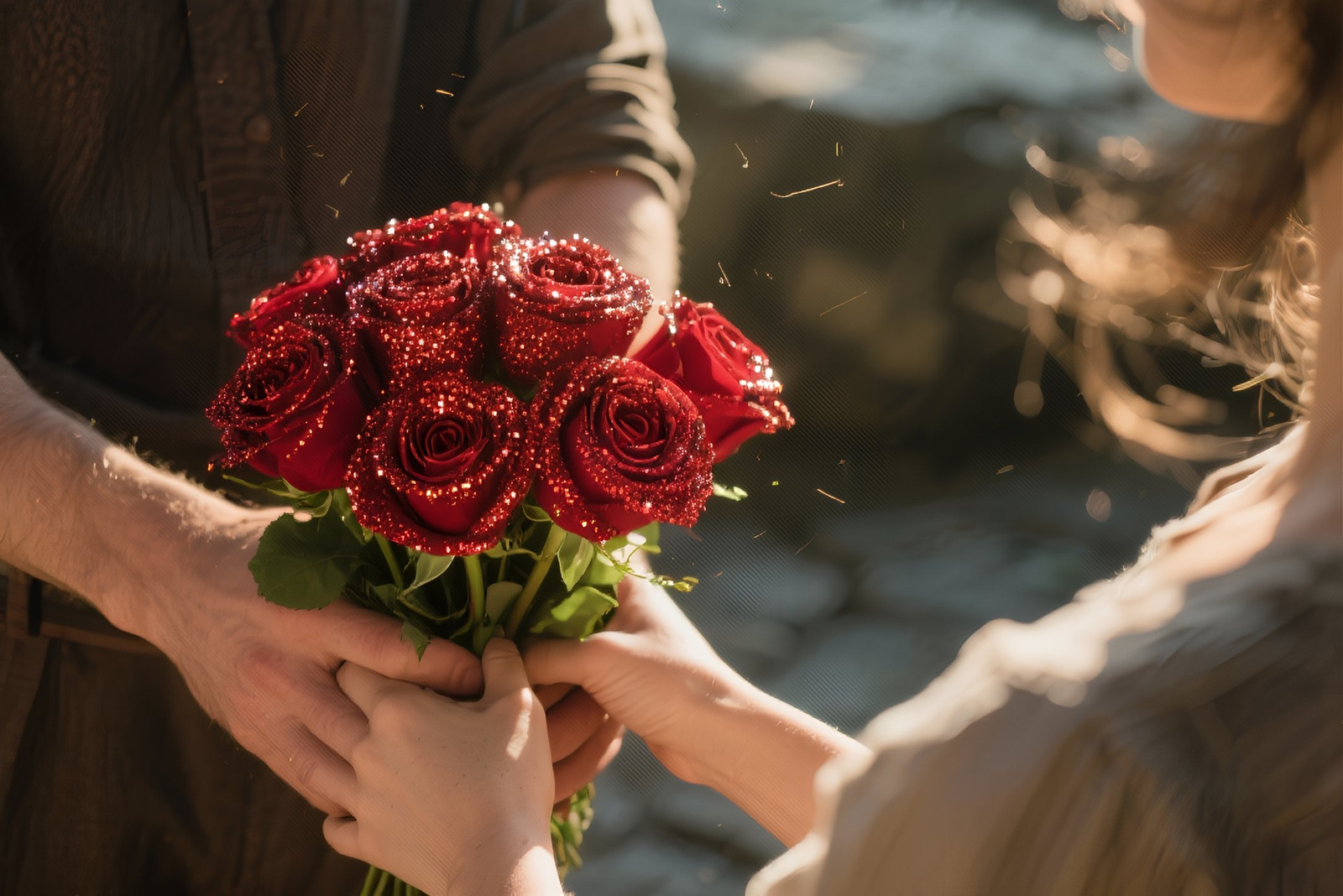 A Gift That Glows: When to Send a Glitter Rose