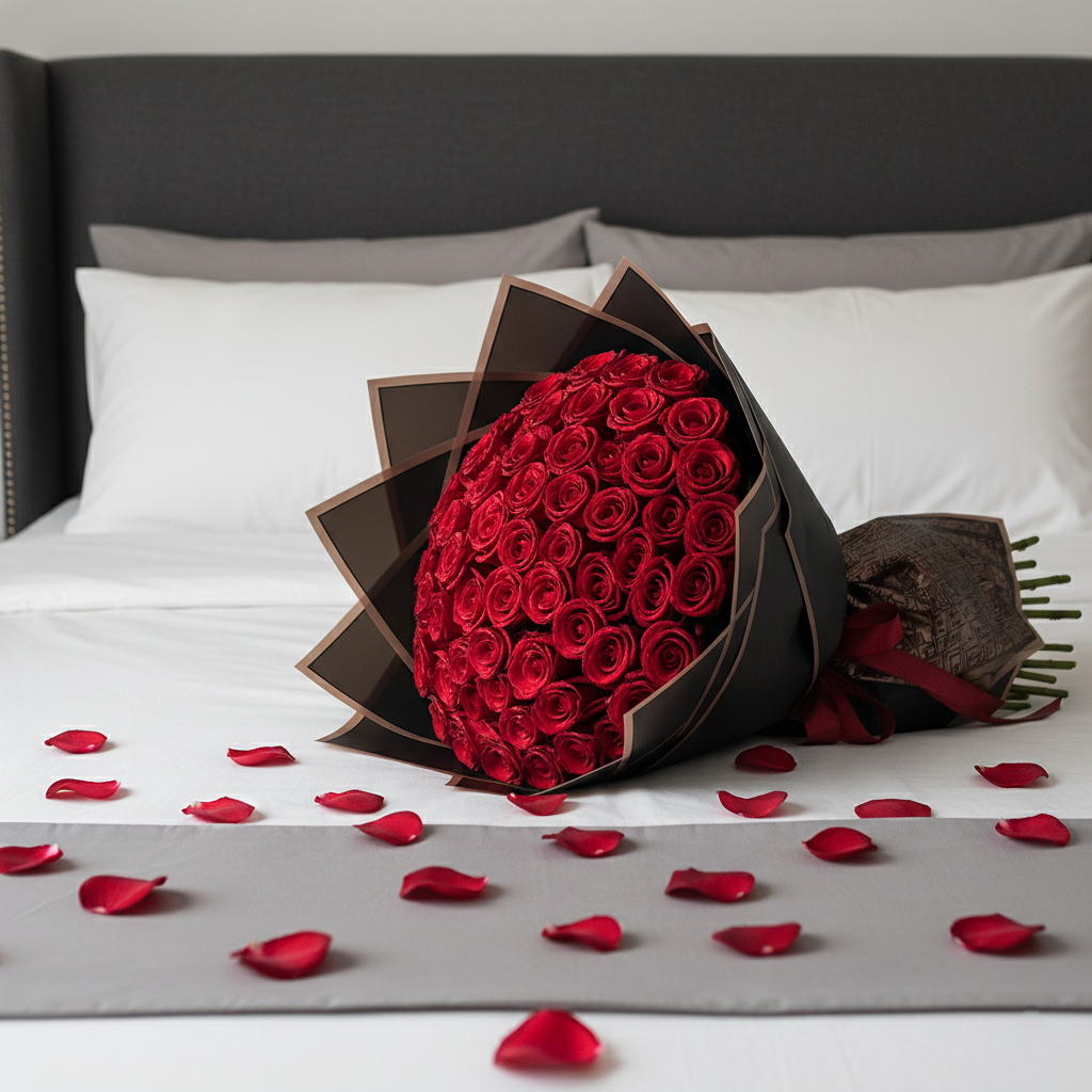 Fresh Rose Bouquet | Red