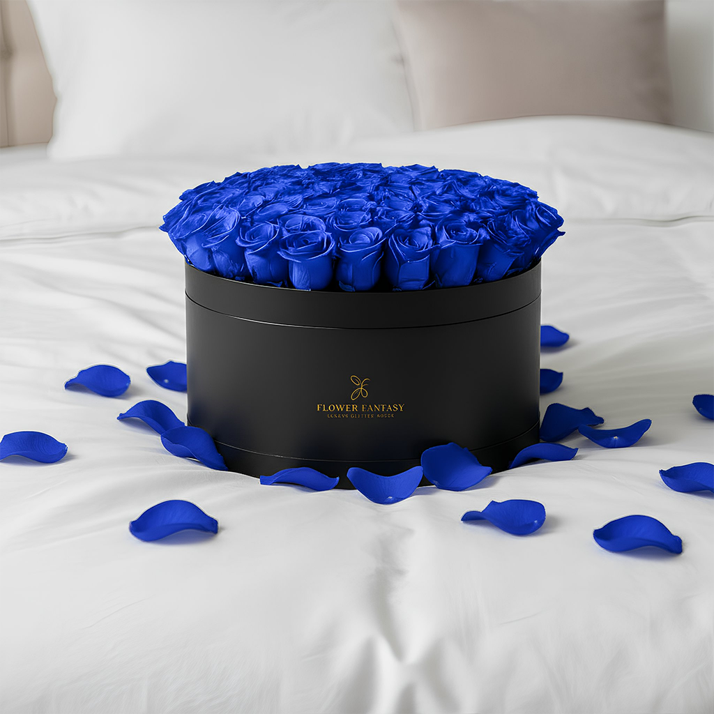 Long Lasting Rose Box | Royal Blue