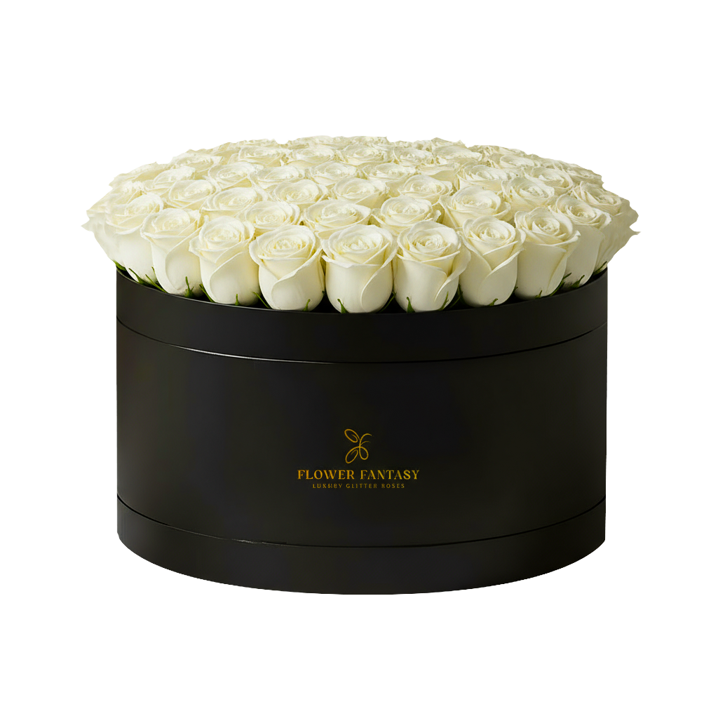Fresh Rose Box | White