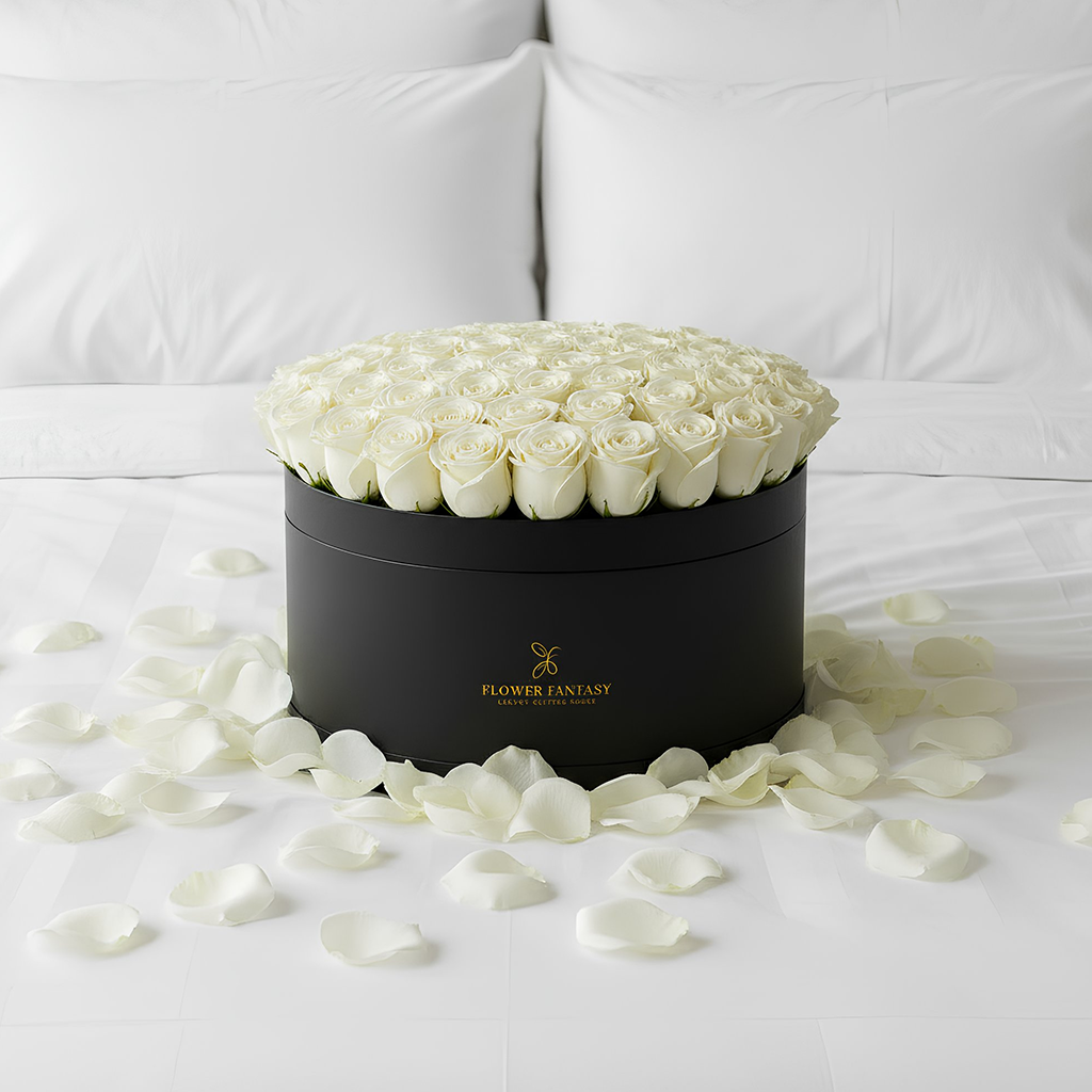 Fresh Rose Box | White