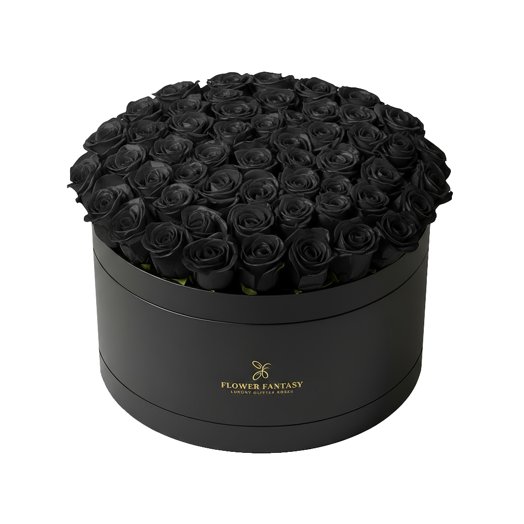 Long Lasting Rose Box | Black