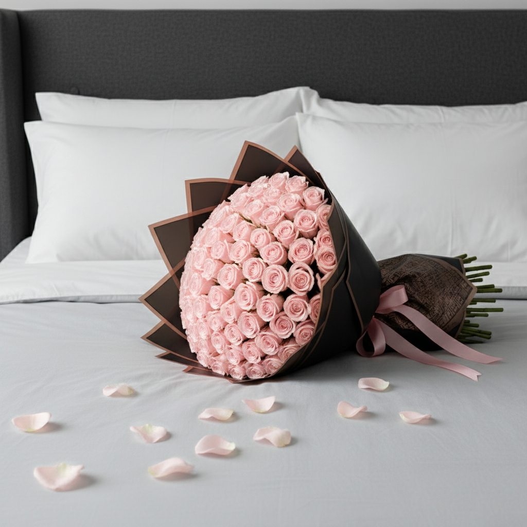 Fresh Rose Bouquet | Pink