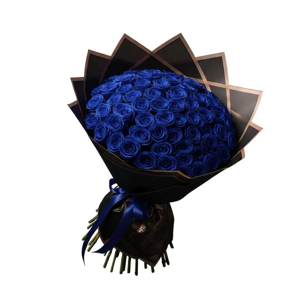 Fresh Rose Bouquet | Royal Blue