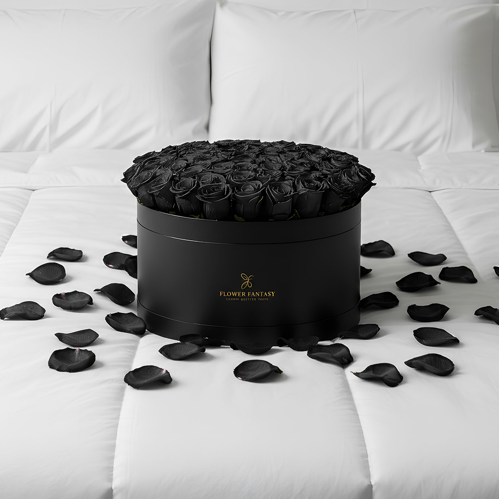 Long Lasting Rose Box | Black
