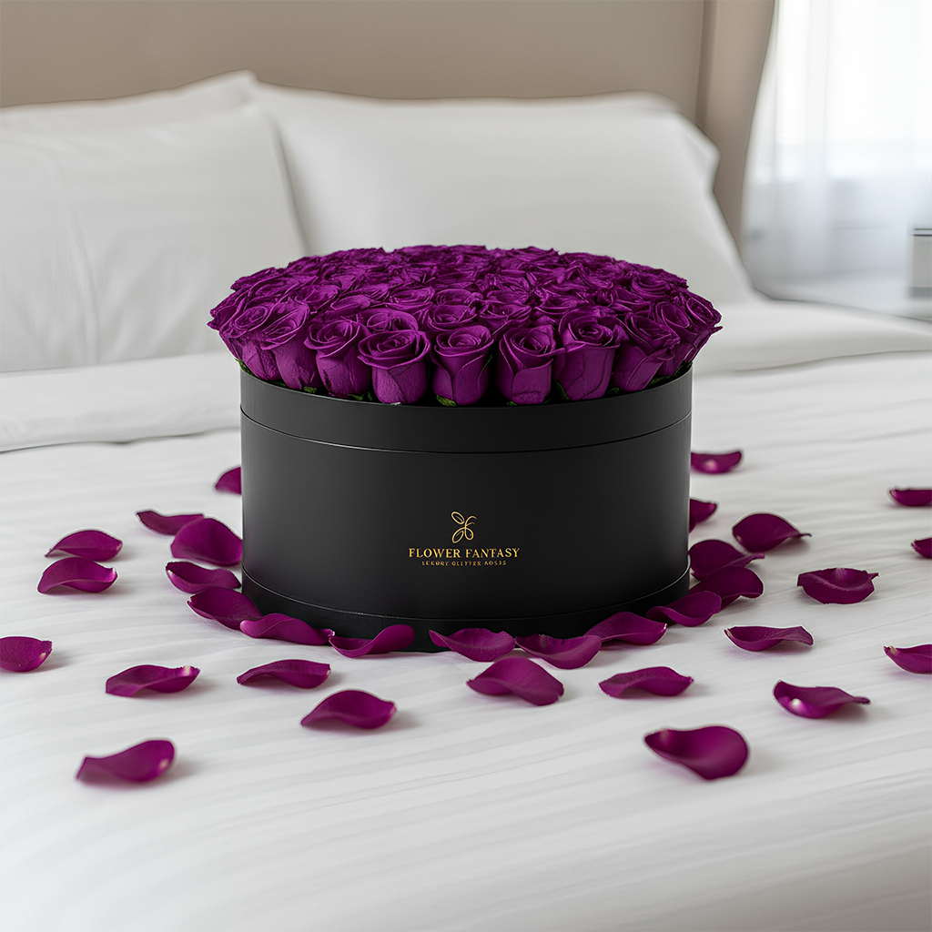Fresh Rose Box | Purple