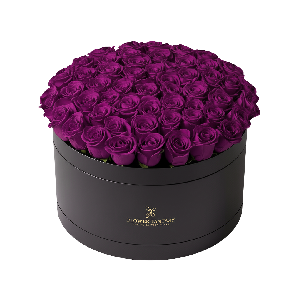 Long Lasting Rose Box | Purple