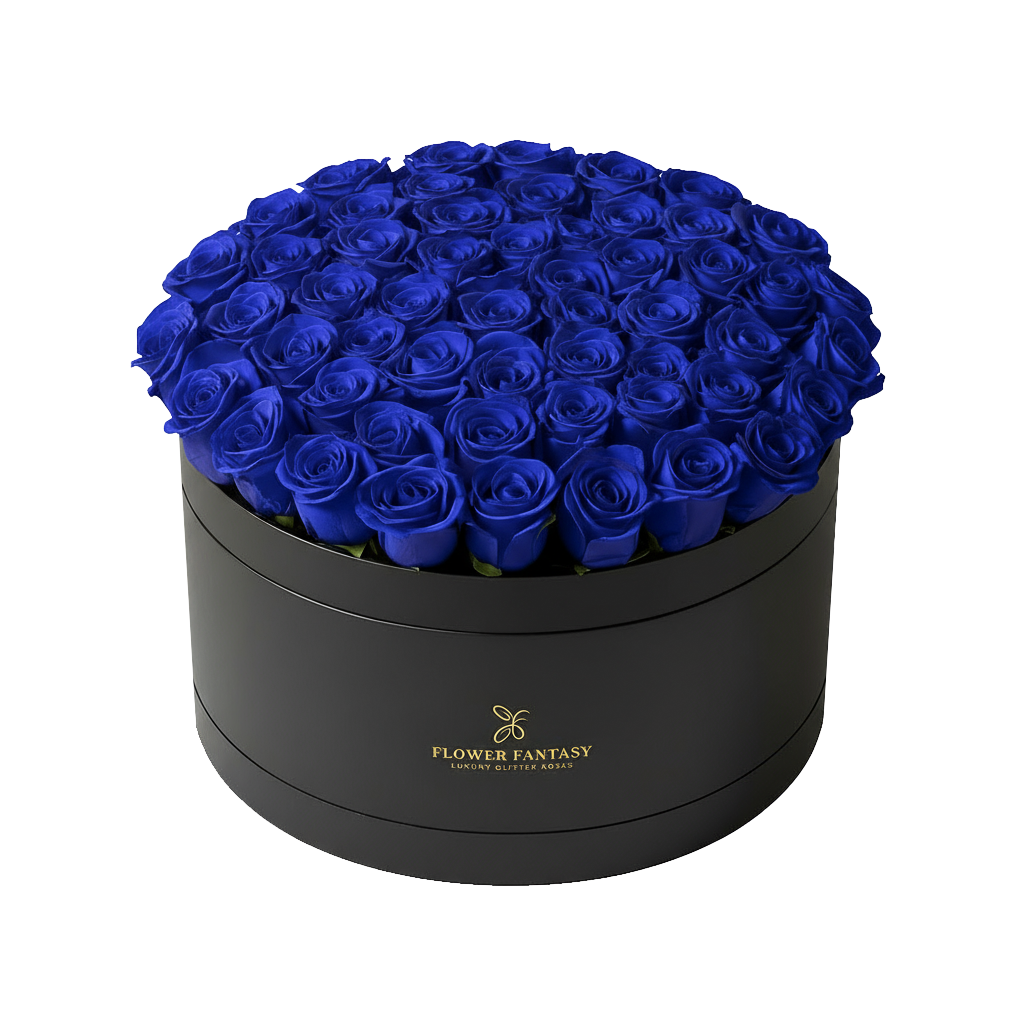 Long Lasting Rose Box | Royal Blue
