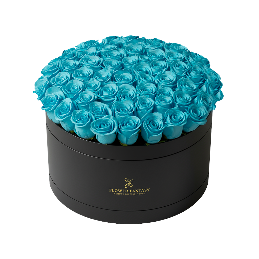 Long Lasting Rose Box | Sky Blue