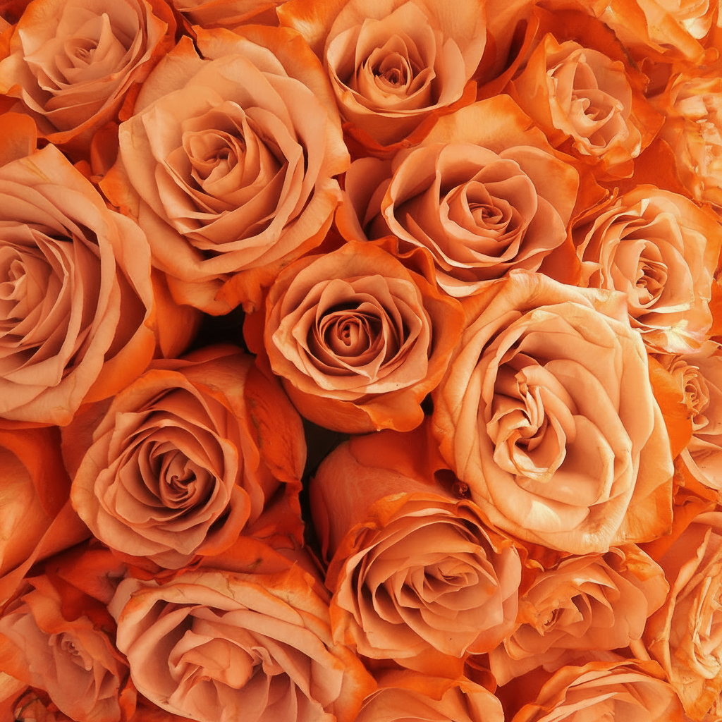 Fresh Rose Bouquet | Orange