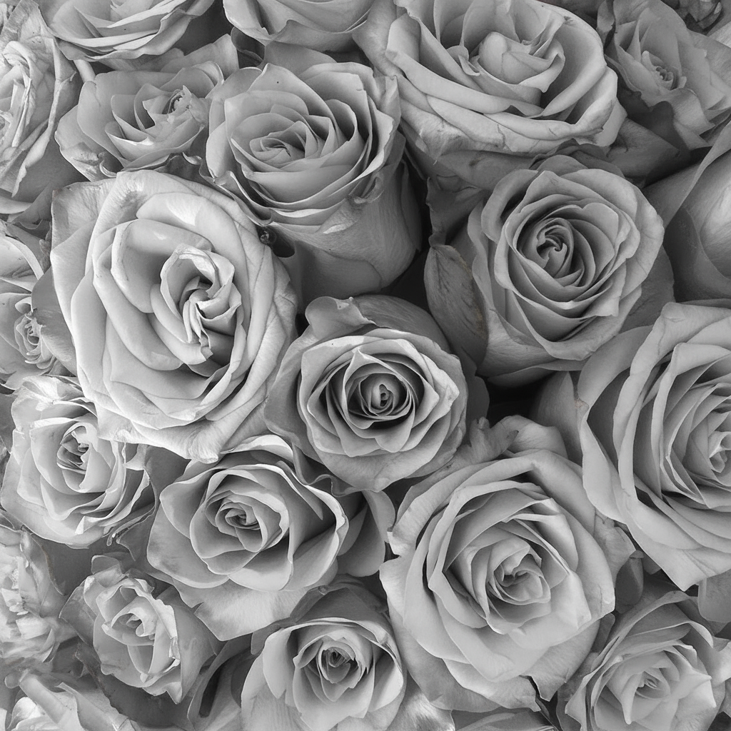 Heart Rose Box | Silver